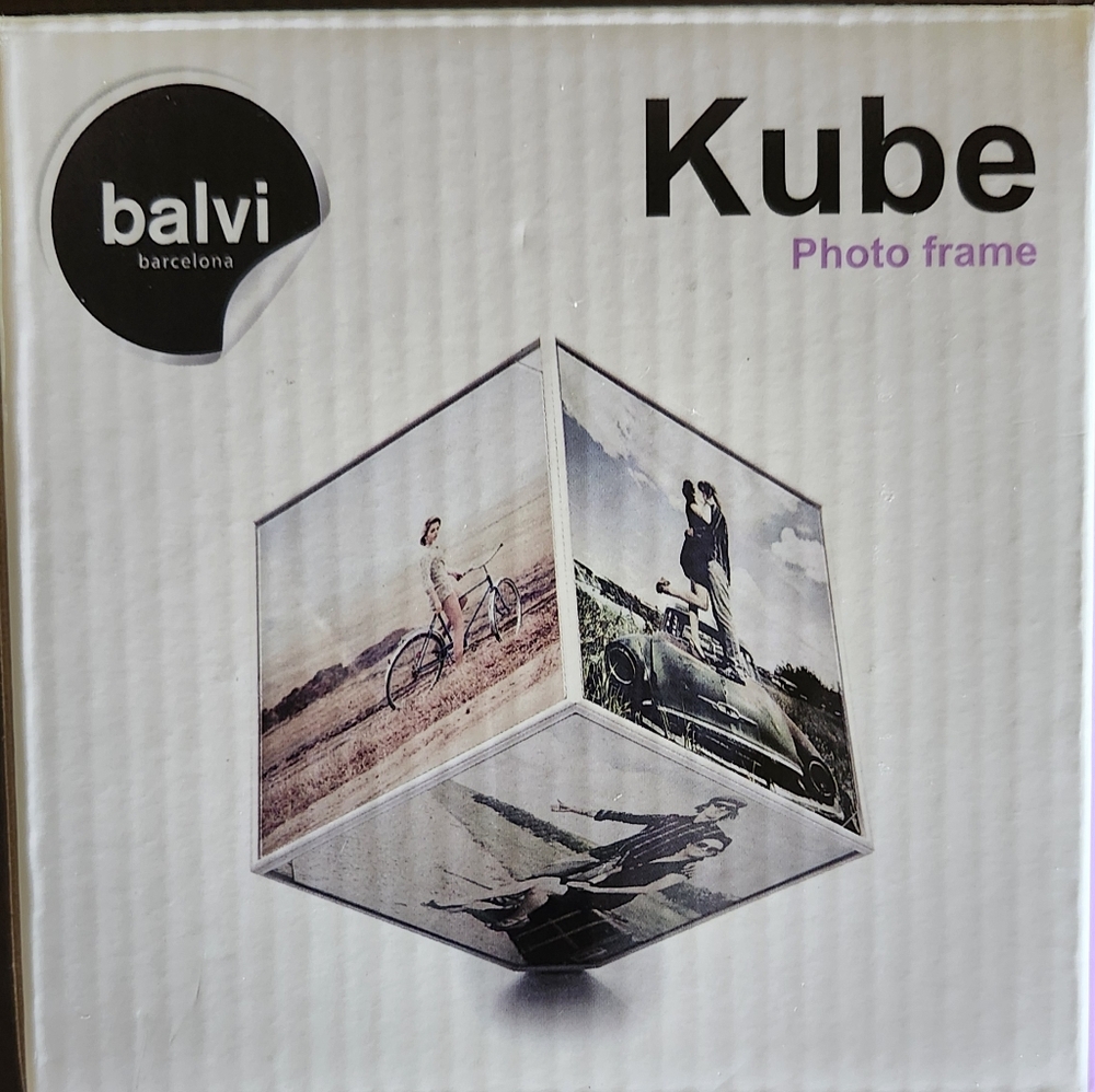 Kube Photo Frame - White